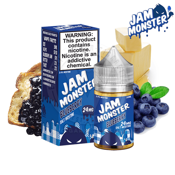 Безникотинова течност - Jam Monster - Blueberry 120ml