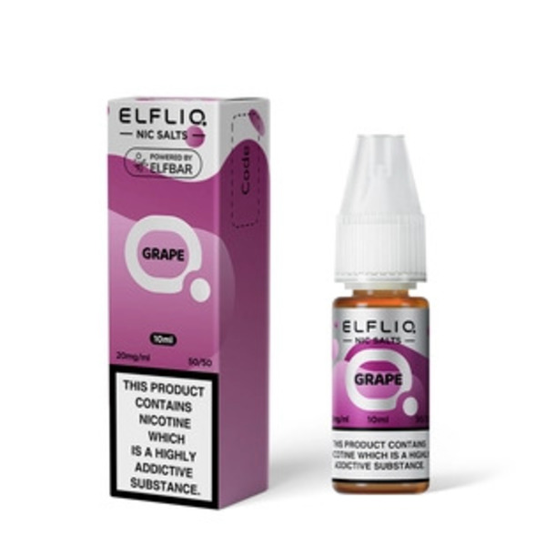 Никотинова сол Elfliq Grape 20mg 10ml