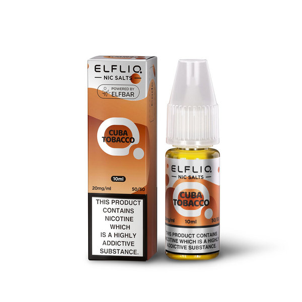 Никотинова сол Elfliq Cuban Tobacco 20mg 10ml