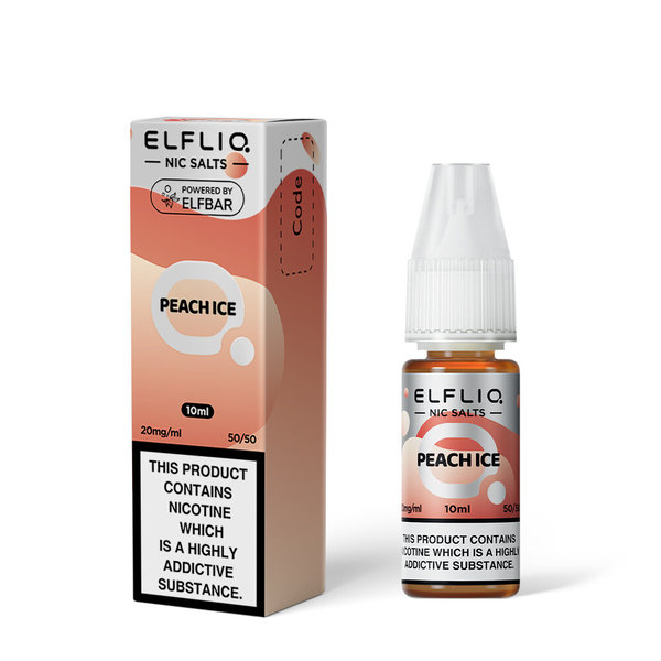 Никотинова сол Elfliq Peach Ice 20mg 10ml