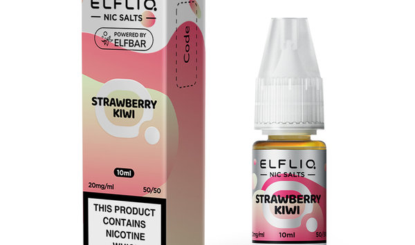 Никотинова сол Elfliq Strawberry Kiwi 20mg 10ml