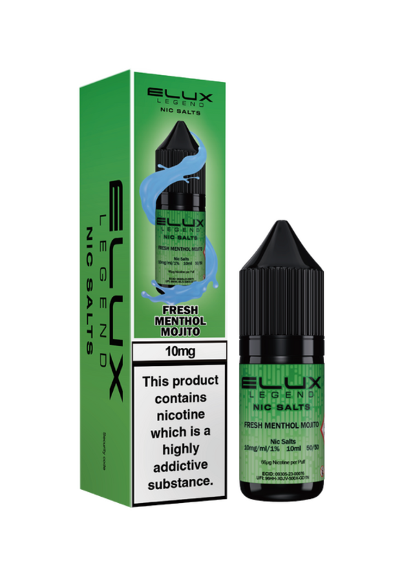 Никотинова сол ELUX Fresh Menthol Mojito 10ml