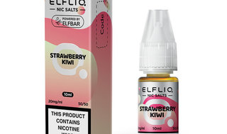 Никотинова сол Elfliq Strawberry Kiwi 20mg 10ml